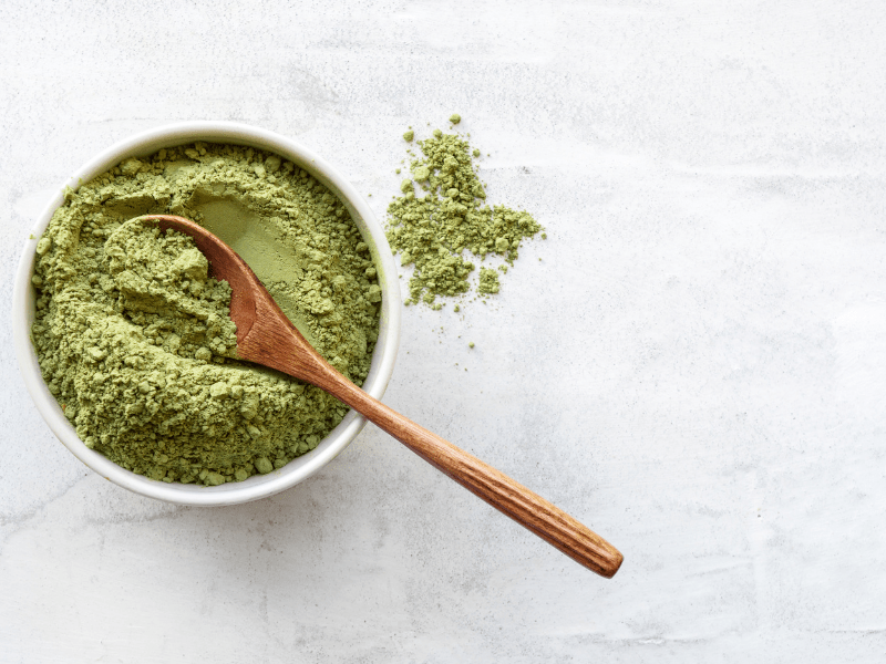 polvo de matcha