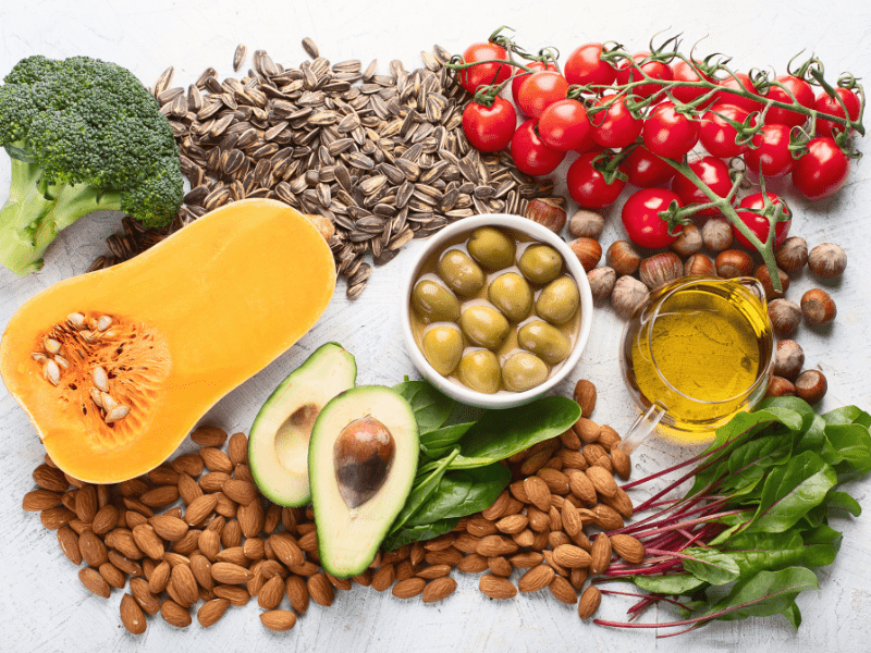matvarer som inneholder vitamin e