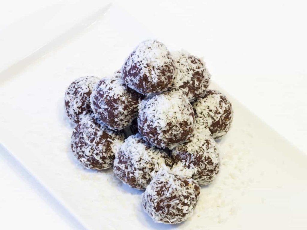 chocolate ball diet dessert recipe