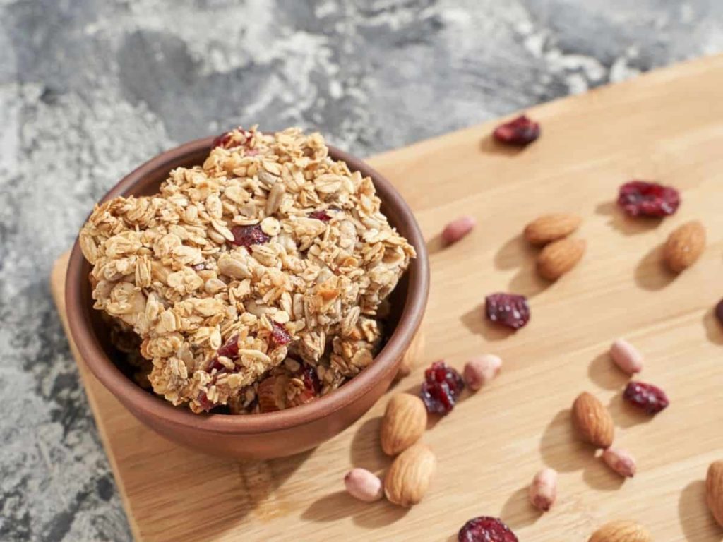 Postre dietético de avena sin azúcar