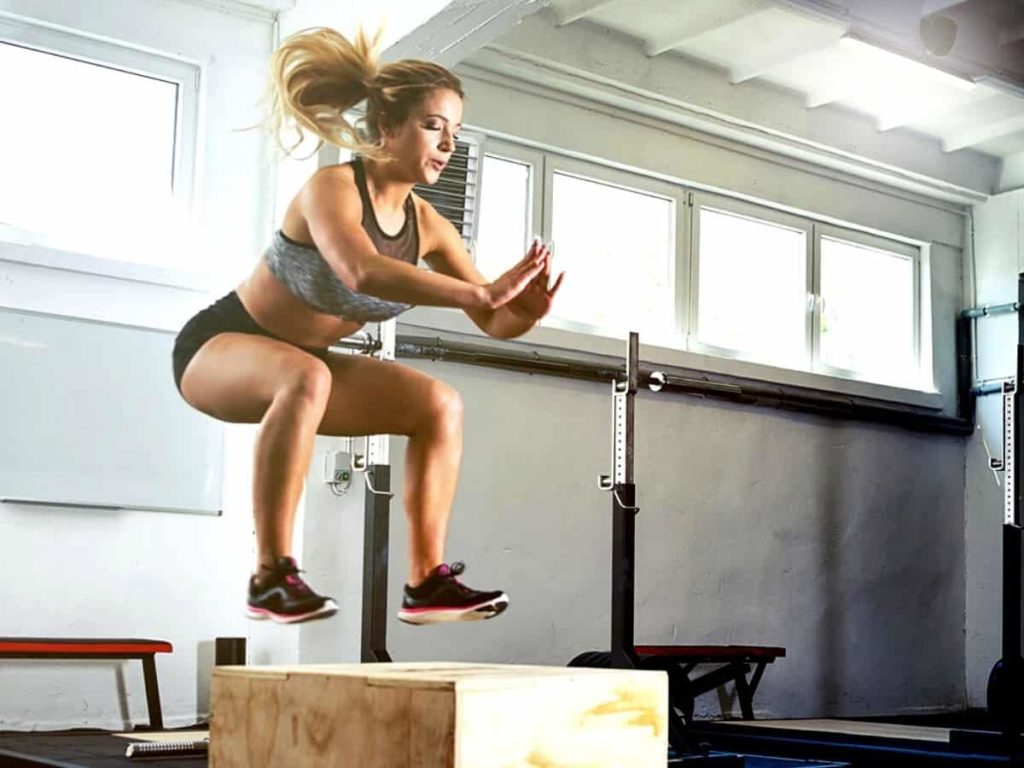 cardio exercise box jump