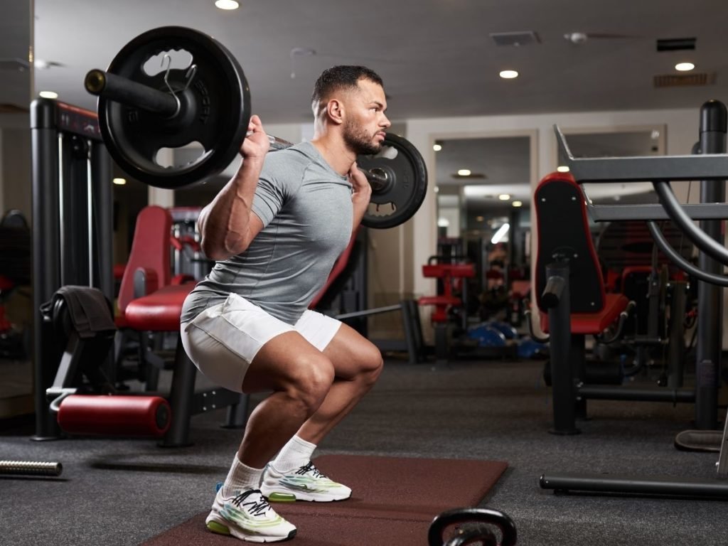 barbell squat exercise